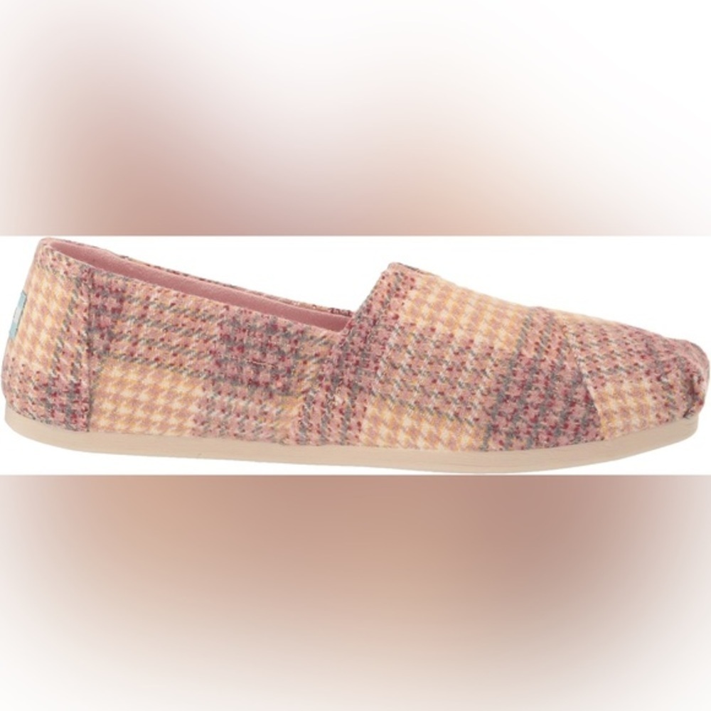 NWT! Toms‎ Pink Quartz Alpargata - Tweed - Picture 6 of 7
